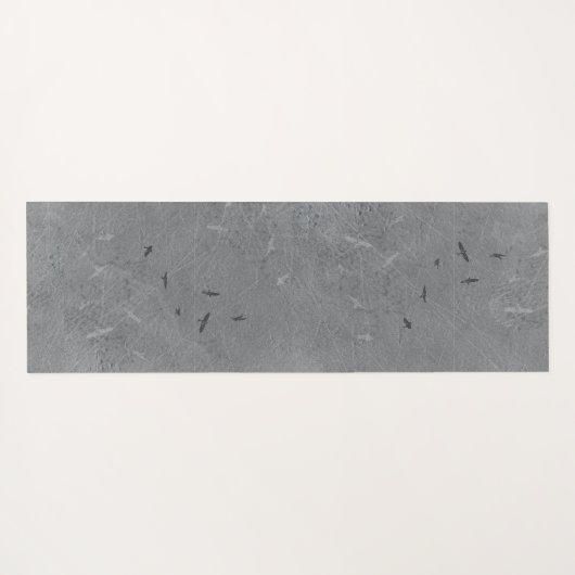 Swallows Flying Industrial Grunge Birds Yogamat (Achterkant (horizontaal))