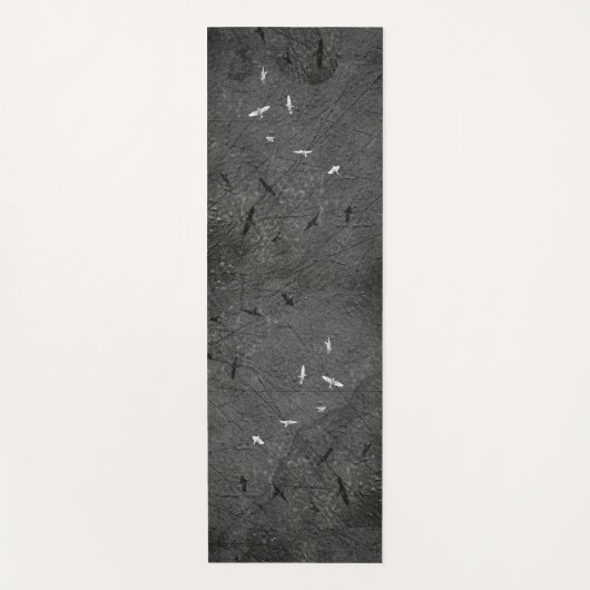 Swallows Flying Industrial Grunge Birds Yogamat (Voorkant)