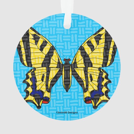 Swallowtail - Acryl Ornament (achterkant)