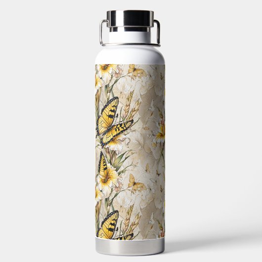 Swallowtail Butterflies Geen Plastic Waterfles (Achterkant)
