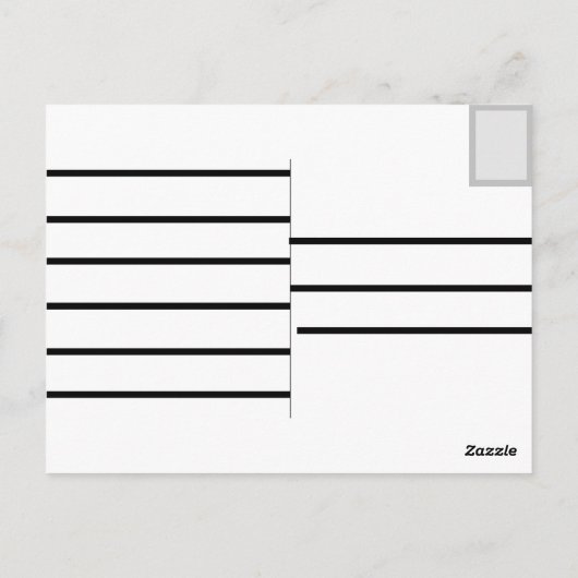 Swallowtail Butterfly Briefkaart (Achterkant)