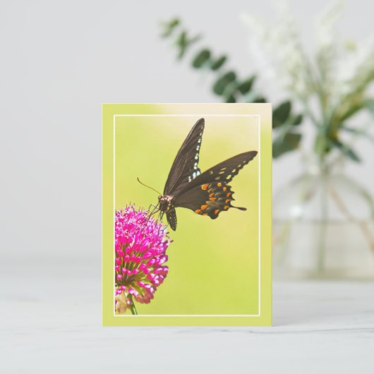 Swallowtail Butterfly Briefkaart (Staand voorkant)