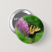 Swallowtail Butterfly Button 3 (Voorkant /achterkant)