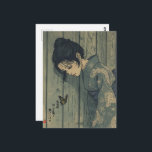 Swallowtail Butterfly by Akutagawa Kanji Briefkaart<br><div class="desc">[ MEANING ] "A swallowtail butterfly, flying low from time to time." [ POET ] A delicate haiku by Ryunosuke Akutagawa, a giant of modern Japanese literature and the author of "Rashomon." [ PHILOSOPHY ] It captures the beauty of a fleeting, quiet moment. The low flight of the butterfly symbolizes...</div>