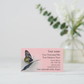 Swallowtail Butterfly Design Visitekaartje (Staand voorkant)