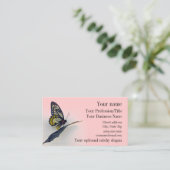 Swallowtail Butterfly Design Visitekaartje (Staand voorkant)