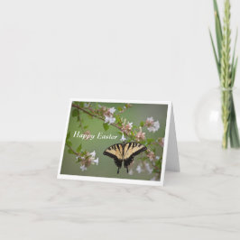 Swallowtail Butterfly Easter Wenskaart Kaart