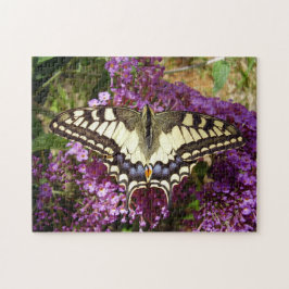 Swallowtail Butterfly Foto Puzzle met Gift Box Legpuzzel