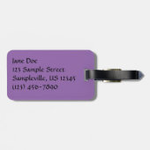 Swallowtail Butterfly I op Milkweed bij Shenandoah Bagagelabel (Achterkant horizontaal)