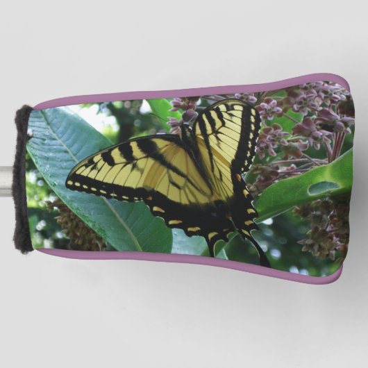 Swallowtail Butterfly I op Milkweed bij Shenandoah Golfheadcover (Voorkant)