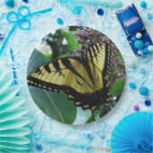 Swallowtail Butterfly I op Milkweed bij Shenandoah Papieren Bordje (Feest)