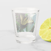 Swallowtail Butterfly I op Milkweed bij Shenandoah Shot Glas (Achterkant)