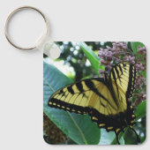 Swallowtail Butterfly I op Milkweed bij Shenandoah Sleutelhanger (Voorkant)