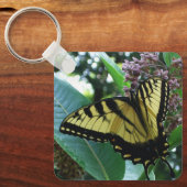 Swallowtail Butterfly I op Milkweed bij Shenandoah Sleutelhanger (Voorkant)