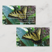 Swallowtail Butterfly I op Milkweed bij Shenandoah Visitekaartje (Voorkant / Achterkant)