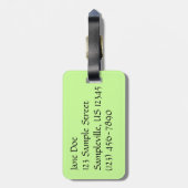 Swallowtail Butterfly III Mooie, kleurrijke foto Bagagelabel (Achterkant verticaal)