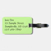 Swallowtail Butterfly III Mooie, kleurrijke foto Bagagelabel (Achterkant horizontaal)