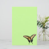 Swallowtail Butterfly III Mooie, kleurrijke foto Briefpapier (Staand voorkant)