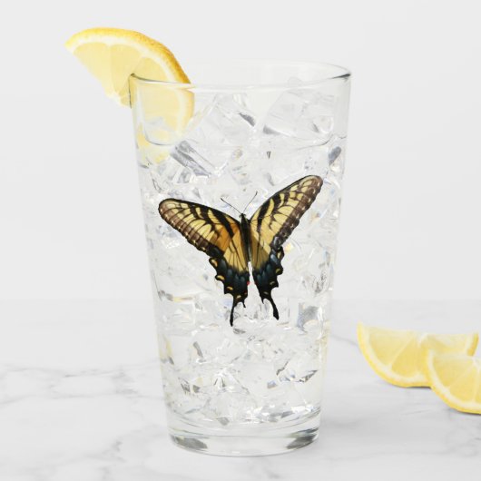 Swallowtail Butterfly III Mooie, kleurrijke foto Glas (Voorkant ijs)