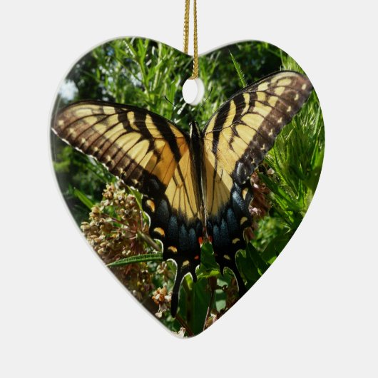 Swallowtail Butterfly III Mooie, kleurrijke foto Keramisch Ornament (Rechts)