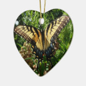 Swallowtail Butterfly III Mooie, kleurrijke foto Keramisch Ornament (Links)