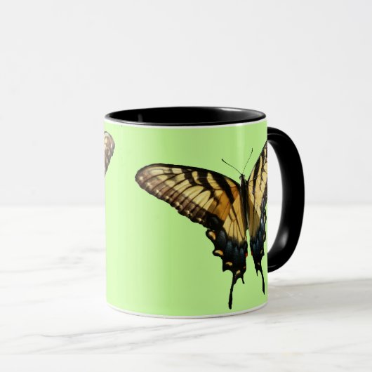 Swallowtail Butterfly III Mooie, kleurrijke foto Mok (Voorkant rechts)