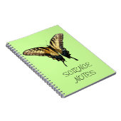 Swallowtail Butterfly III Mooie, kleurrijke foto Notitieboek (Rechterzijde)