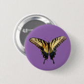 Swallowtail Butterfly III Mooie, kleurrijke foto Ronde Button 5,7 Cm (Voorkant /achterkant)