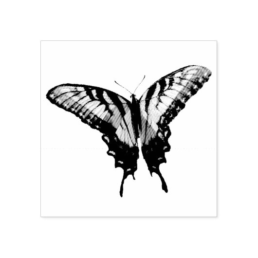 Swallowtail Butterfly III Mooie, kleurrijke foto Rubberstempel (Afrduk)
