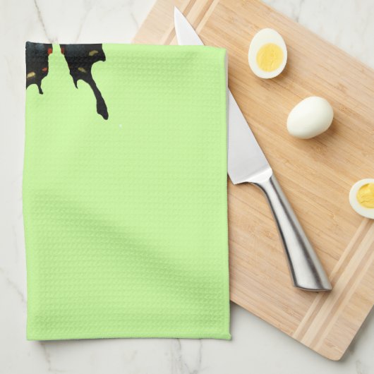 Swallowtail Butterfly III Mooie, kleurrijke foto Theedoek (Quarter Fold)