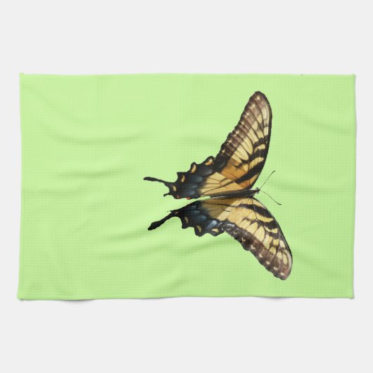 Swallowtail Butterfly III Mooie, kleurrijke foto Theedoek (Horizontaal)