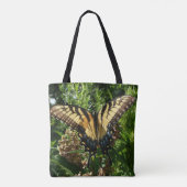 Swallowtail Butterfly III Mooie, kleurrijke foto Tote Bag (Achterkant)