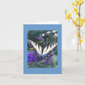 Swallowtail Butterfly Kaart 2 (Gele Bloem)