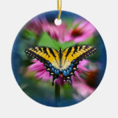 Swallowtail Butterfly Keramisch Ornament (Voorkant)