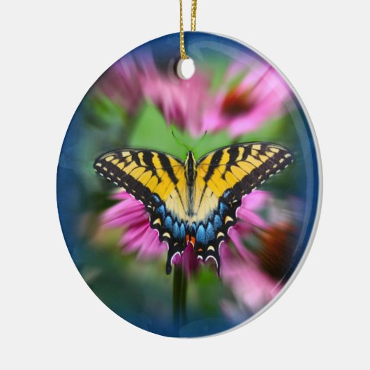 Swallowtail Butterfly Keramisch Ornament (Links)