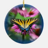 Swallowtail Butterfly Keramisch Ornament (Achterkant)