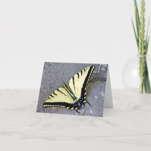 Swallowtail Butterfly met Irish Quote Note Card Kaart
