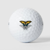 Swallowtail Butterfly Monogram Golfballen (Voorkant)