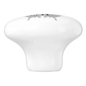 Swallowtail Butterfly Monogram Keramische Knop (Zijkant)