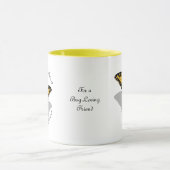 Swallowtail Butterfly Monogram Mok (Midden)
