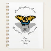 Swallowtail Butterfly Monogram Planner (Voorkant)