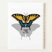 Swallowtail Butterfly Monogram Planner (Achterkant)