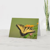 Swallowtail Butterfly Notecard Kaart (Voorkant)