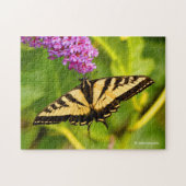 Swallowtail Butterfly op de Butterfly Struik Legpuzzel (Horizontaal)