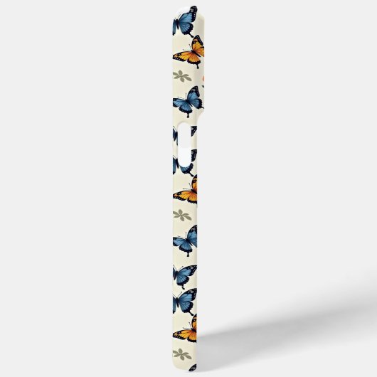 Swallowtail Butterfly Pattern iPhone/iPad Case (Achterkant / Rechts)