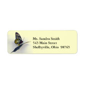Swallowtail Butterfly Return Address Labels (Voorkant)