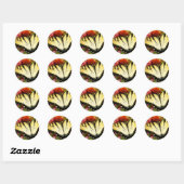 Swallowtail Butterfly Ronde Sticker (Vel)