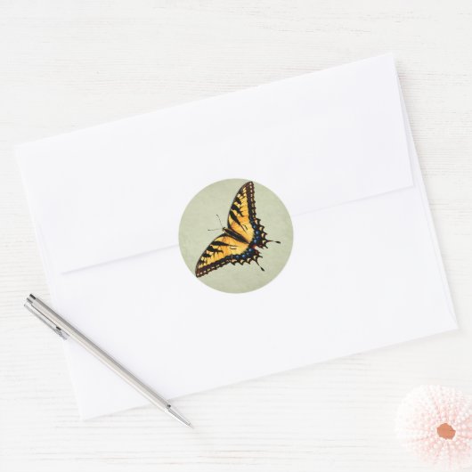 Swallowtail Butterfly Sticker (Envelop)
