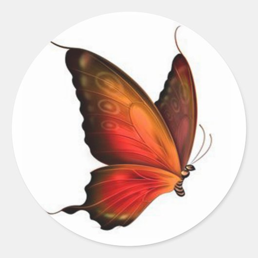 Swallowtail Butterfly Sticker (Voorkant)