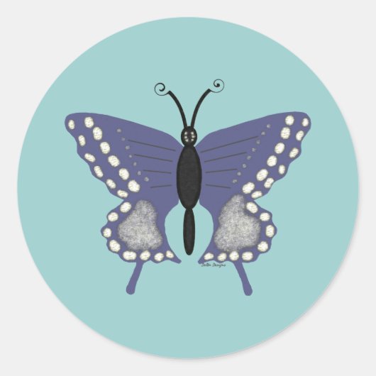 Swallowtail Butterfly Sticker (Voorkant)